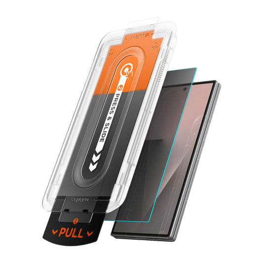 Folie de protectie Ecran Exterior Privacy Spigen GlastR EZ FIT Pro HD pentru Samsung Galaxy Z Fold8 Ultra F976, Sticla Securizata, Full Glue