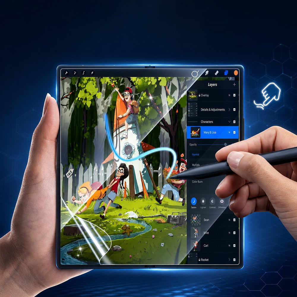 Folie de protectie Ecran Interior Blueo HD pentru Samsung Galaxy Z Fold8 F971, Plastic