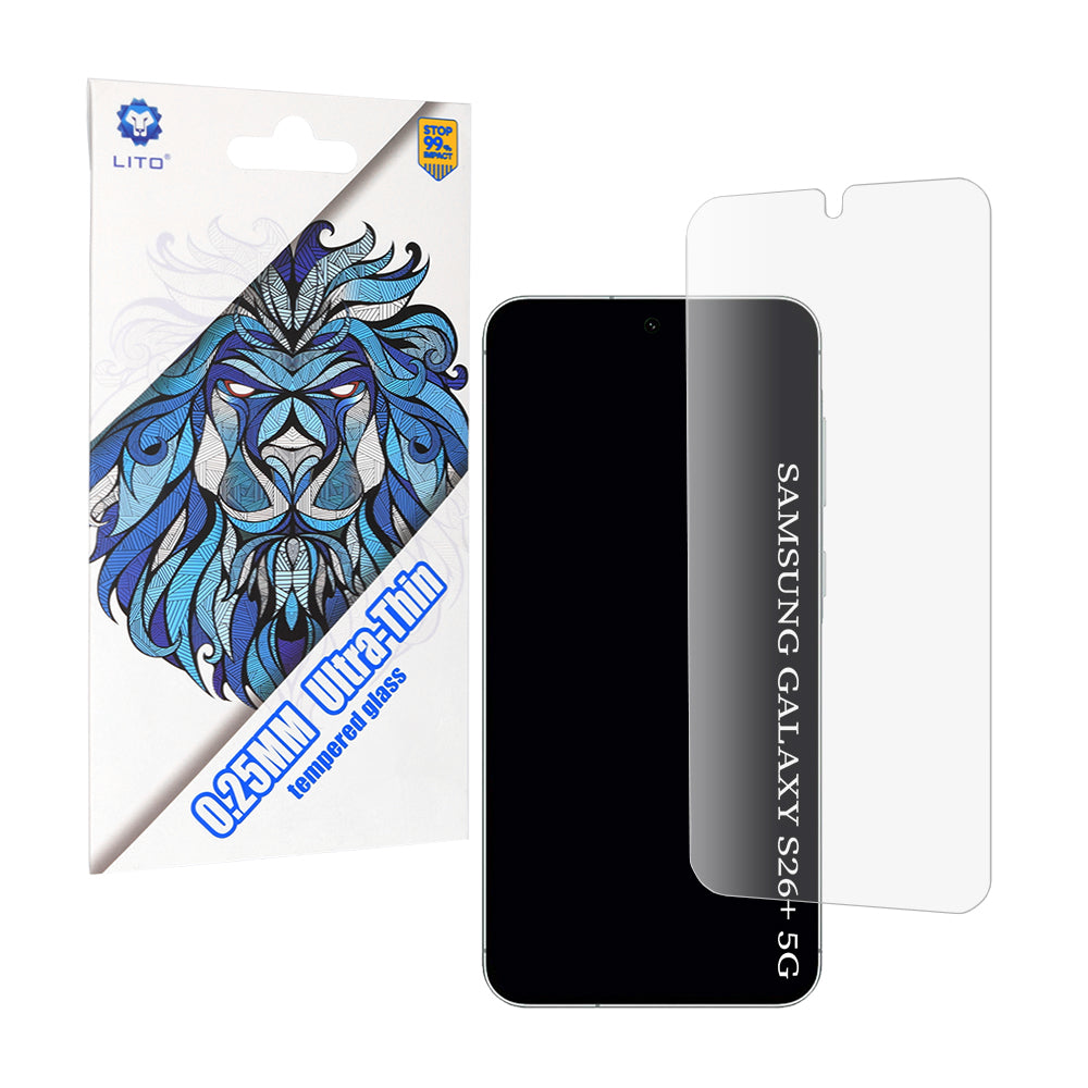 Folie de protectie Ecran Lito Classic Ultra Thin pentru Samsung Galaxy S26 Plus S947, Sticla Securizata, Full Glue, 2.5D