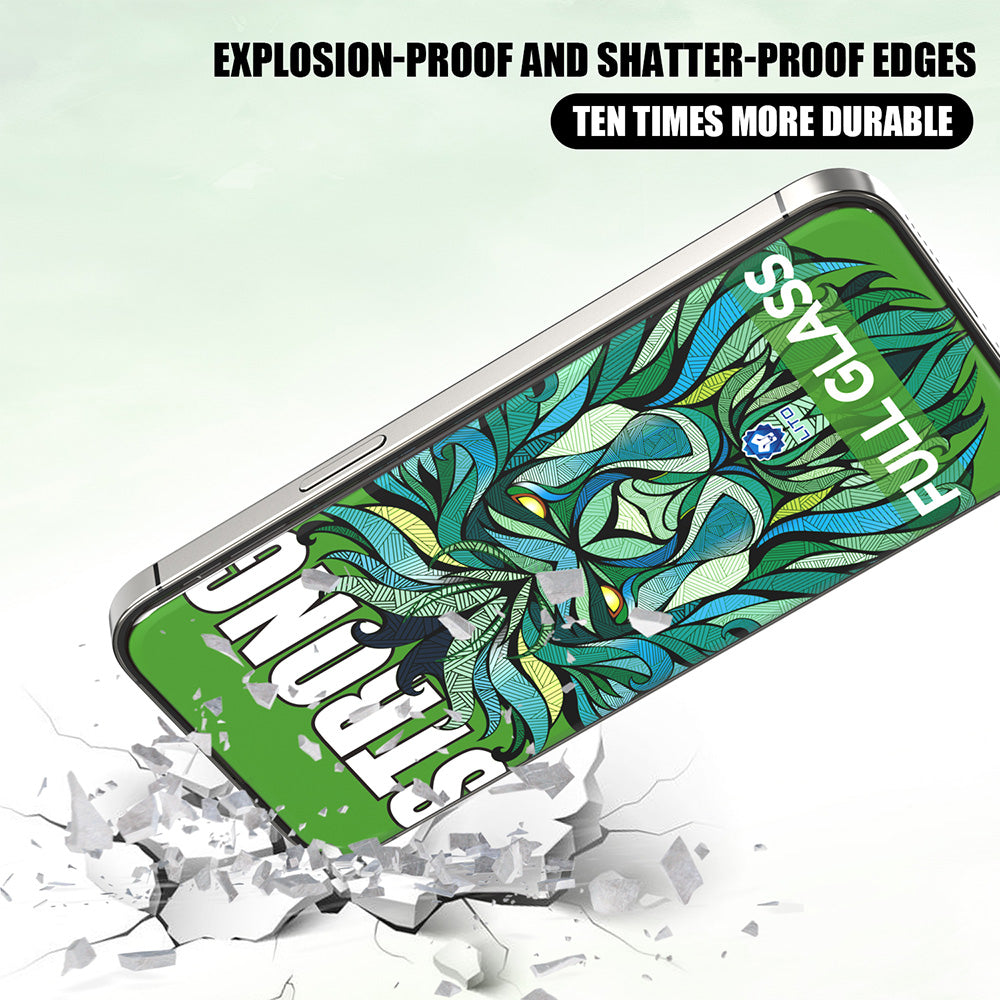 Folie de protectie Ecran Lito D+ Max Strong pentru Apple iPhone 17 Pro, Sticla Securizata, Full Glue, Neagra