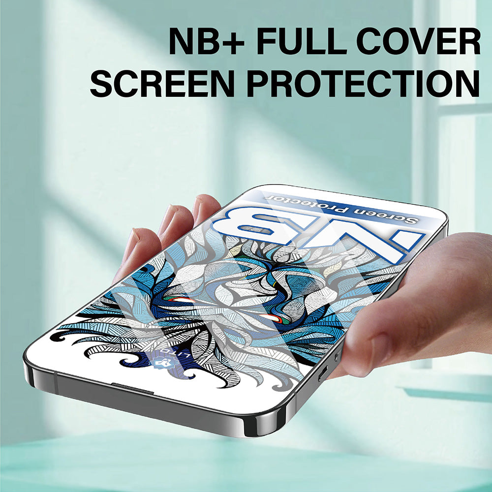 Folie de protectie Ecran Lito NB pentru Apple iPhone 17 Pro, Sticla Securizata, Full Glue, Neagra