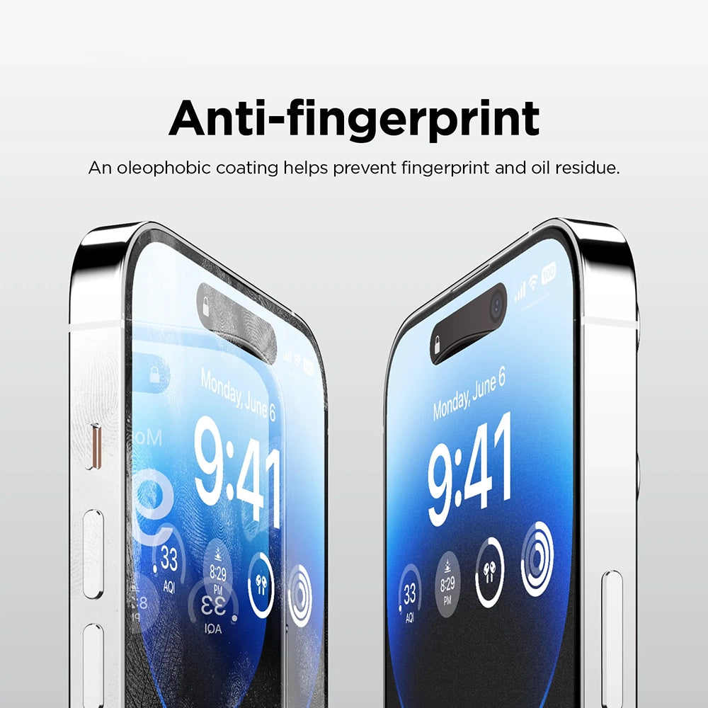 Folie de protectie Ecran Mata Anank 5X Reinforced pentru Apple iPhone 17 Pro Max, Sticla Securizata, Full Glue, 2.5D, Neagra
