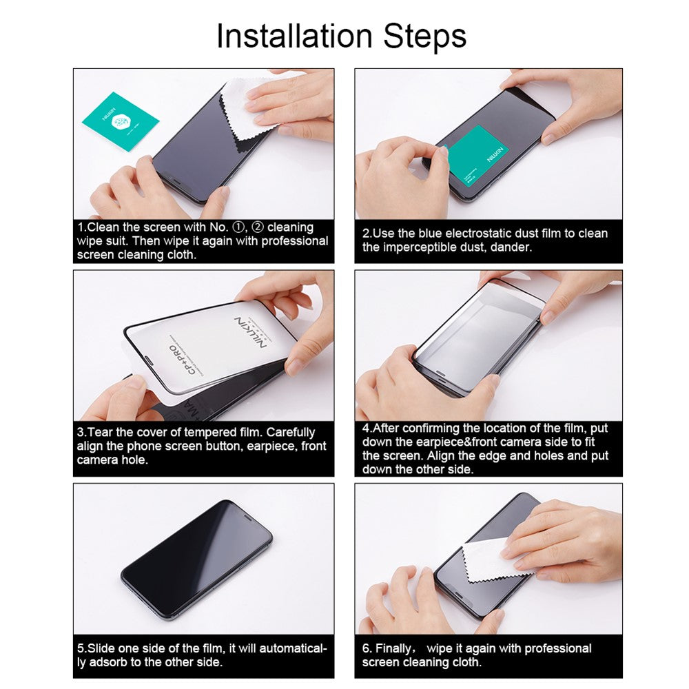 Folie de protectie Ecran Exterior Nillkin CP+ Pro pentru Samsung Galaxy Z Flip8 F776 / Z Flip7 F766, Sticla Securizata, Full Glue, Neagra