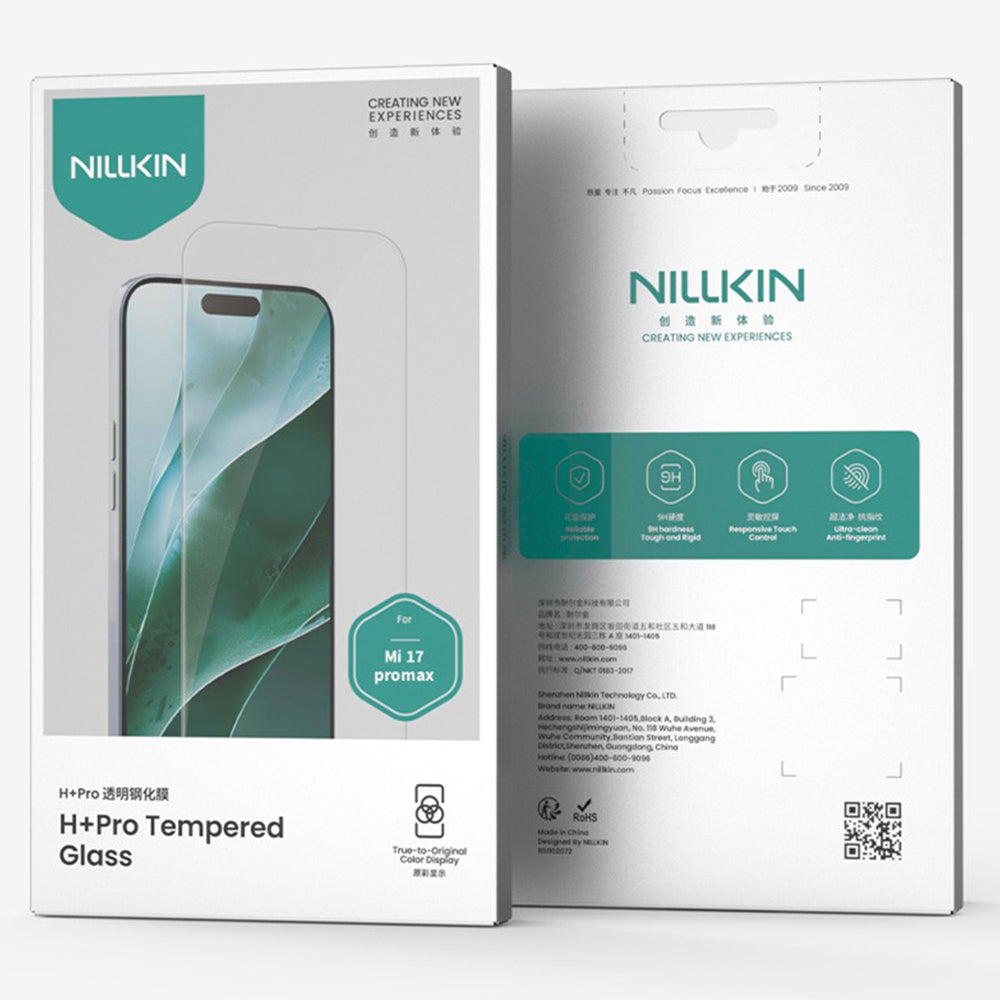 Folie de protectie Ecran Nillkin H+ Pro pentru Xiaomi 17 Pro Max / 17 Ultra, Sticla Securizata, Full Glue