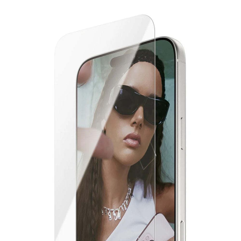 Folie de protectie Ecran PanzerGlass Safe. Ultra-Wide Fit EasyAligner pentru Apple iPhone 17 Pro Max, Sticla Securizata, Full Glue