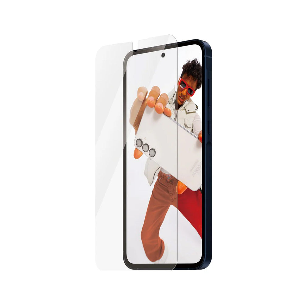 Folie de protectie Ecran PanzerGlass Safe. Ultra-Wide Fit EasyAligner pentru Samsung Galaxy A56 A566, Sticla Securizata, Full Glue