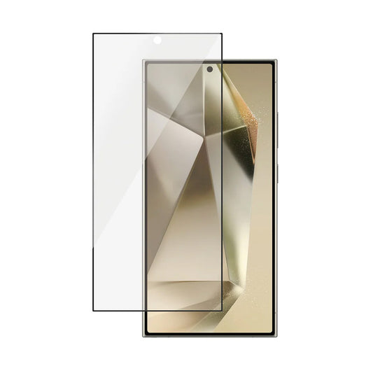 Folie de protectie Ecran PanzerGlass Safe. Ultra-Wide Fit EasyAligner pentru Samsung Galaxy S24 Ultra S928, Sticla Securizata, Full Glue, Neagra
