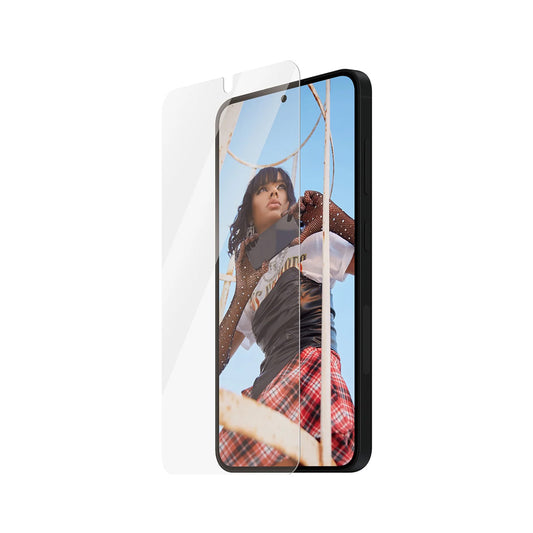 Folie de protectie Ecran PanzerGlass Safe. Ultra-Wide Fit EasyAligner pentru Samsung Galaxy S25 S931 / S24 S921, Sticla Securizata, Full Glue