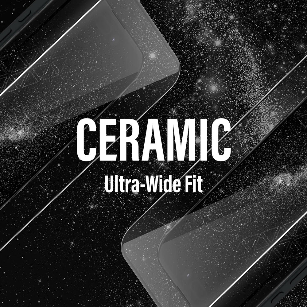 Folie de protectie Ecran PanzerGlass Ultra-Wide Ceramic EasyAligner pentru Samsung Galaxy S25 Ultra S938, Sticla Securizata, Full Glue