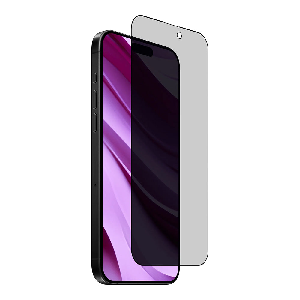 Folie de protectie Ecran Privacy Anank 2X Reinforced pentru Apple iPhone 16 Pro Max, Sticla Securizata, Full Glue, 2.5D