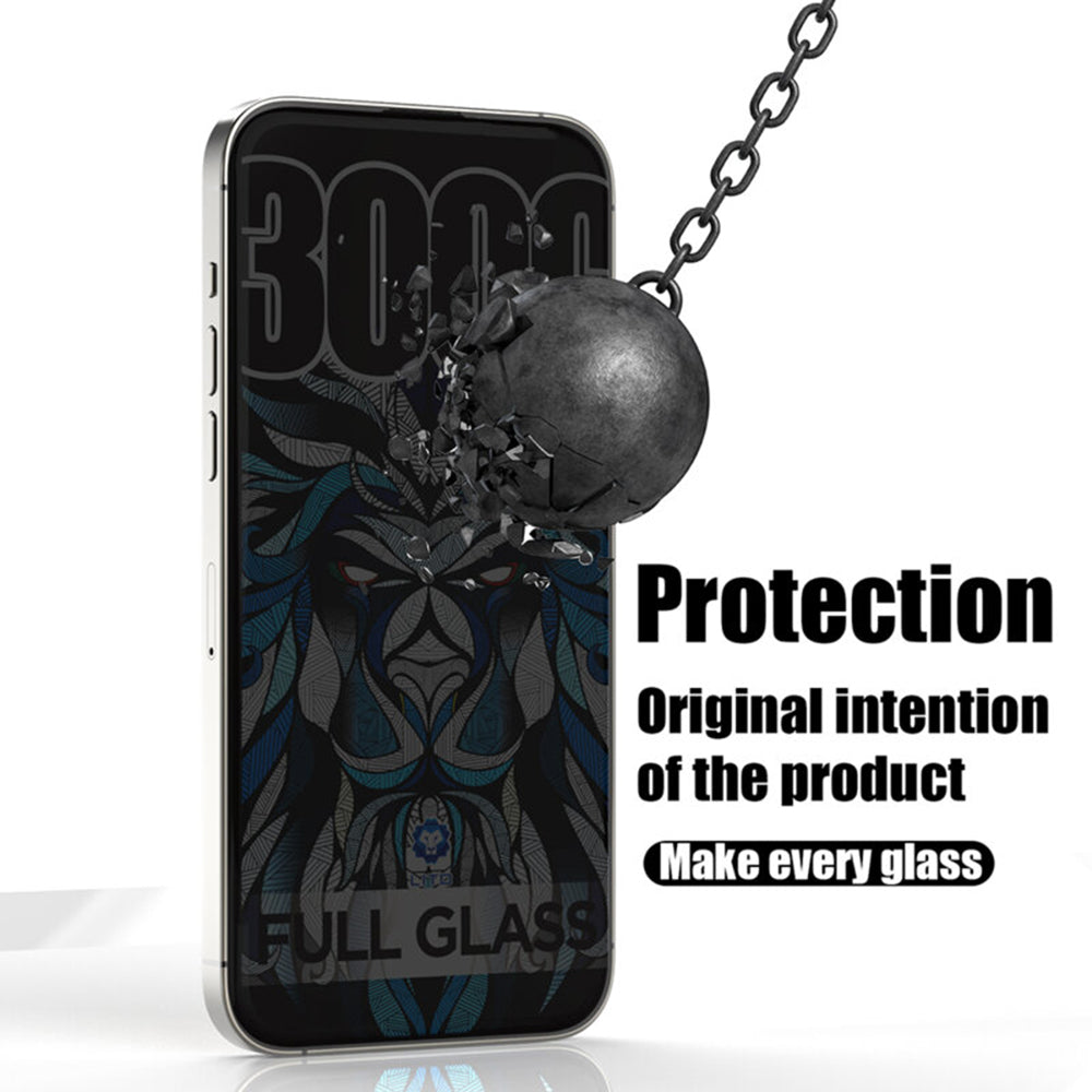 Folie de protectie Ecran Privacy Lito D+ Max 300C pentru Apple iPhone 17 Pro, Sticla Securizata, Full Glue