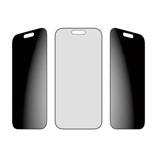 Folie de protectie Ecran Privacy PanzerGlass Ultra-Wide Fit 2-Way EasyAligner pentru Apple iPhone 17 / 16 Pro, Sticla Securizata, Full Glue