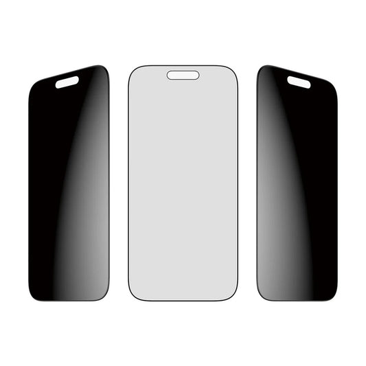 Folie de protectie Ecran Privacy PanzerGlass Ultra-Wide Fit 2-Way EasyAligner pentru Apple iPhone 17 Pro, Sticla Securizata, Full Glue