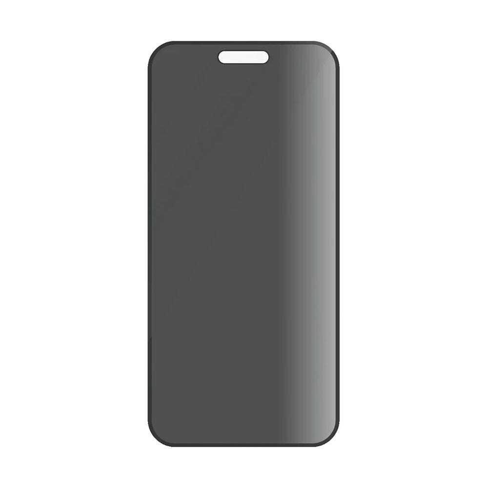 Folie de protectie Ecran Privacy PanzerGlass Ultra-Wide Fit EasyAligner pentru Apple iPhone 16 / 15, Sticla Securizata, Full Glue