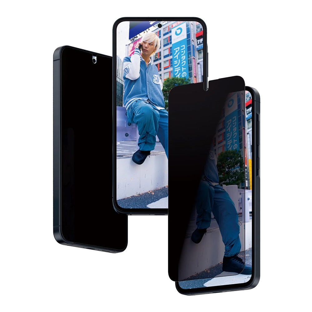 Folie de protectie Ecran Privacy PanzerGlass Ultra-Wide Fit pentru Samsung Galaxy A55 5G A556, Sticla Securizata, Full Glue