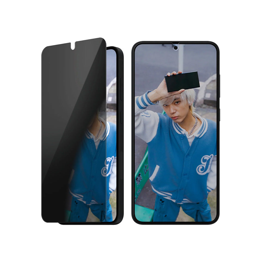 Folie de protectie Ecran Privacy PanzerGlass Ultra-Wide Fit pentru Samsung Galaxy S25+ S936 / S24+ S926, Sticla Securizata, Full Glue