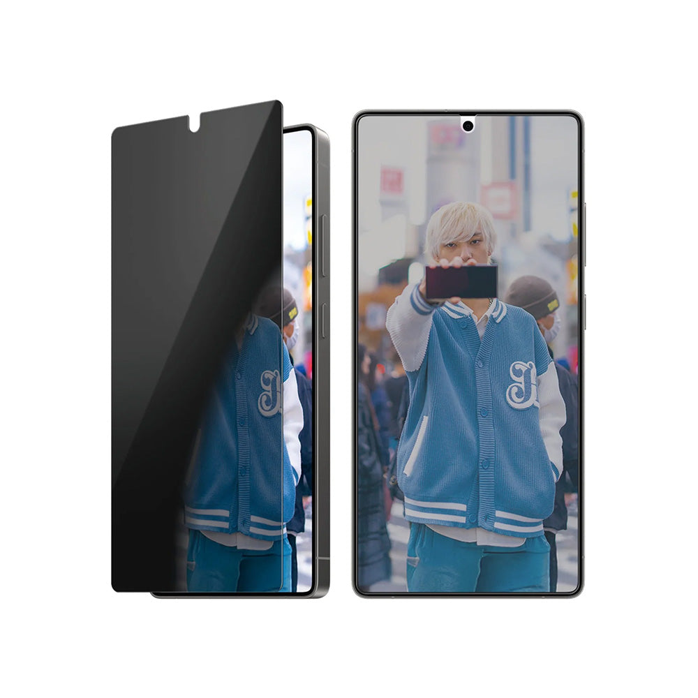 Folie de protectie Ecran Privacy PanzerGlass Ultra-Wide Fit pentru Samsung Galaxy S25 Ultra S938, Sticla Securizata, Full Glue