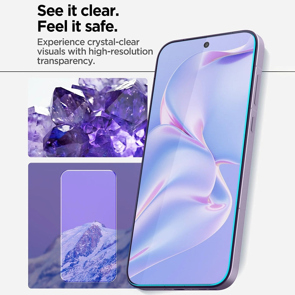 Folie de protectie Ecran Spigen GlastR AlignMaster S pentru OnePlus 15, Sticla Securizata, Full Glue, Set 2 bucati AGL11333