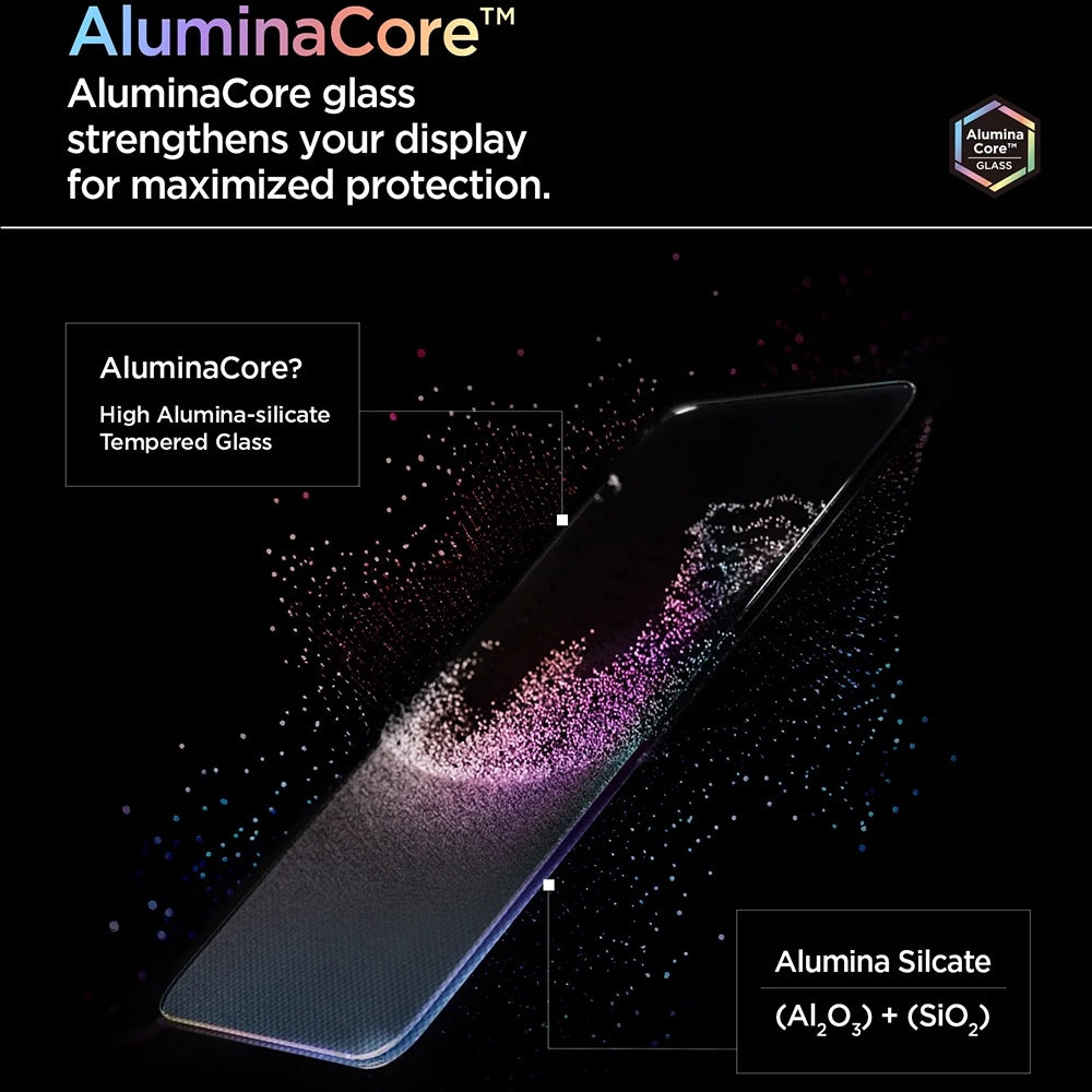 Folie de protectie Ecran Spigen GlastR AlignMaster S pentru OnePlus 15R, Sticla Securizata, Full Glue, Set 2 bucati AGL11398