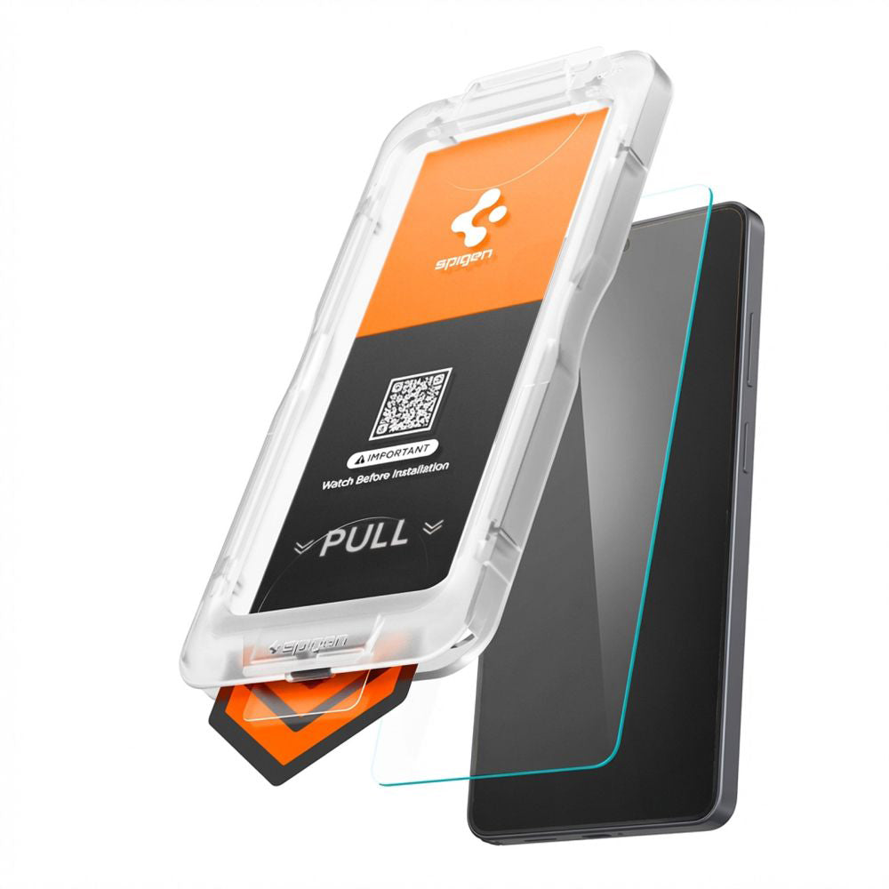 Folie de protectie Ecran Spigen GlastR EZ FIT Pro HD pentru Samsung Galaxy S26 Plus S947, Sticla Securizata, Full Glue AGL11086
