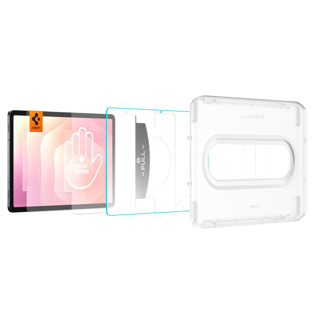 Folie de protectie Ecran Spigen GlastR EZ FIT Pro pentru Samsung Galaxy Tab S11, Sticla Securizata, Full Glue AGL10198