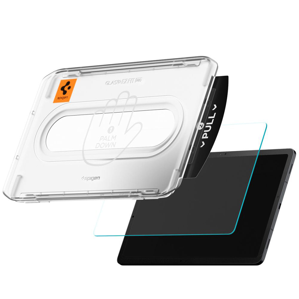 Folie de protectie Ecran Spigen GlastR EZ FIT Pro pentru Samsung Galaxy Tab S11, Sticla Securizata, Full Glue AGL10198