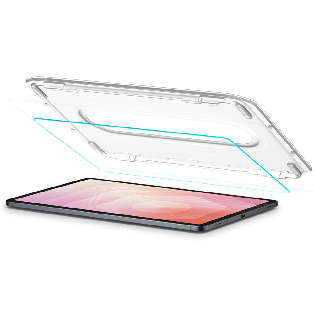 Folie de protectie Ecran Spigen GlastR EZ FIT Pro pentru Samsung Galaxy Tab S11, Sticla Securizata, Full Glue AGL10198