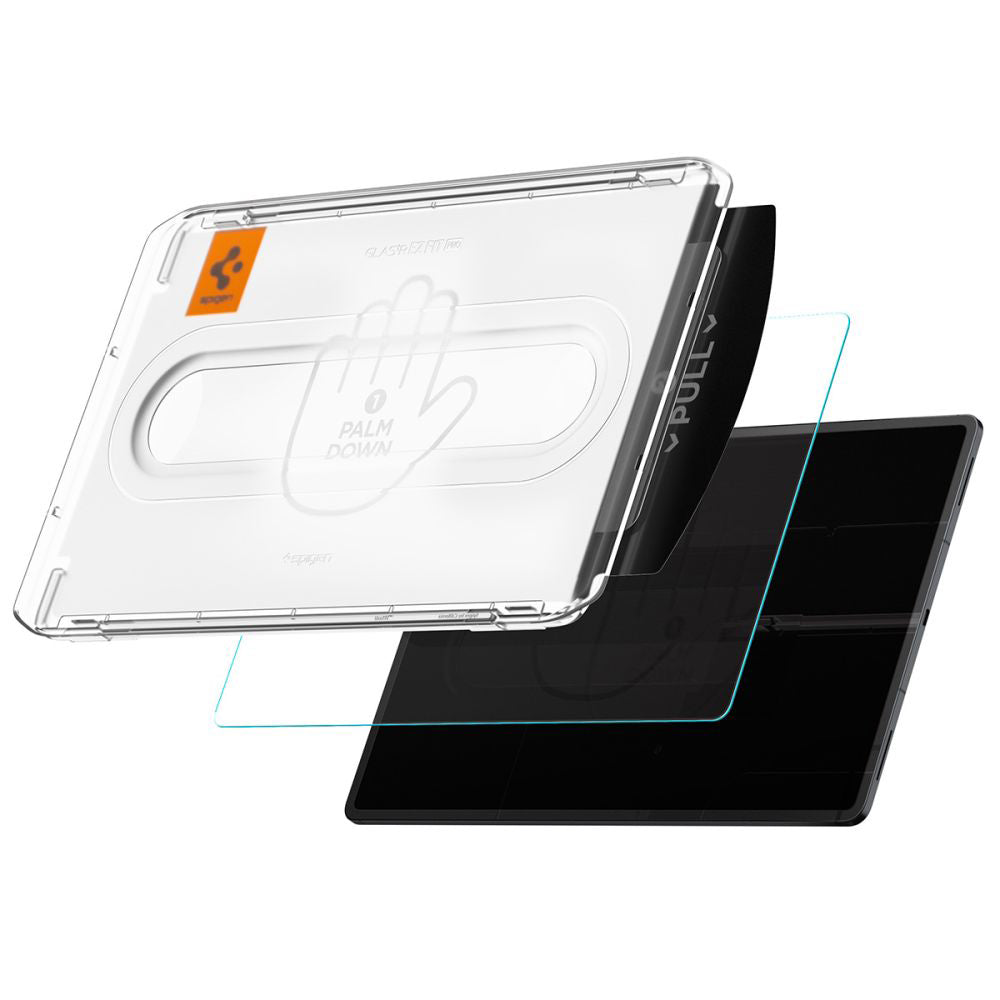 Folie de protectie Ecran Spigen GlastR EZ FIT Pro pentru Samsung Galaxy Tab S11 Ultra, Sticla Securizata, Full Glue AGL10200