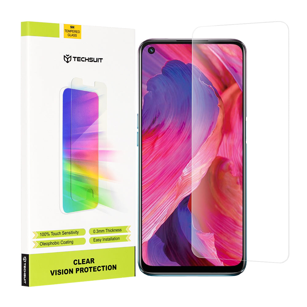Folie de protectie Ecran Techsuit Clear Vision pentru OnePlus Nord N200 5G / A74 5G / A54 5G, Sticla Securizata, Full Glue, Transparenta
