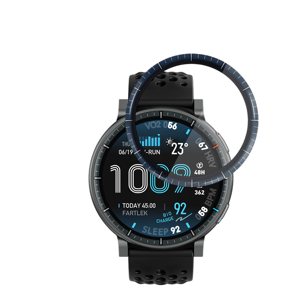 Folie de protectie Ecran Techsuit Nano Flex pentru Amazfit Active Max, Plastic, Set 2 bucati, Neagra