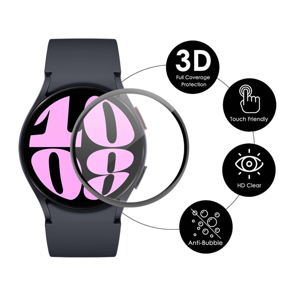 Folie de protectie Ecran Techsuit Nano Flex pentru Huawei Watch Fit 5, Plastic, Set 2 bucati, Neagra