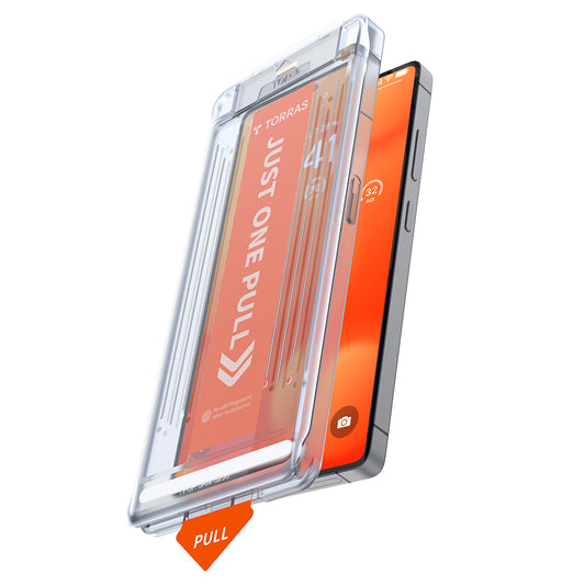 Folie de protectie Ecran Torras GlassGo Install Master pentru Samsung Galaxy S25 Ultra S938, Sticla Securizata, Full Glue