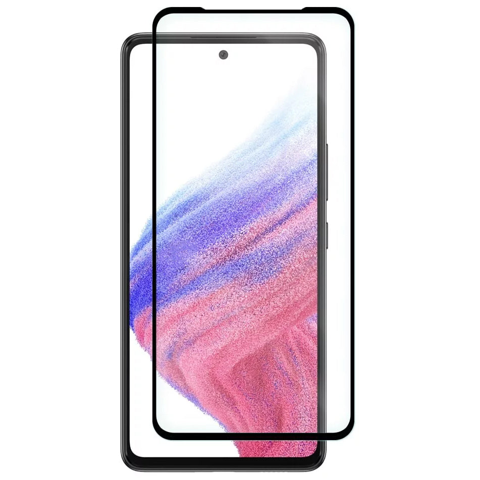 Folie de protectie Ecran OEM pentru Samsung Galaxy A53 5G A536, Sticla Securizata, Full Glue, 5D, Neagra