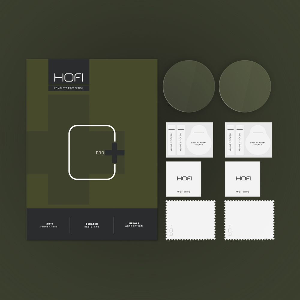 Folie Protectie HOFI Glass PRO+ pentru Huawei Watch GT 5 46mm, Set 2 bucati, Sticla Securizata