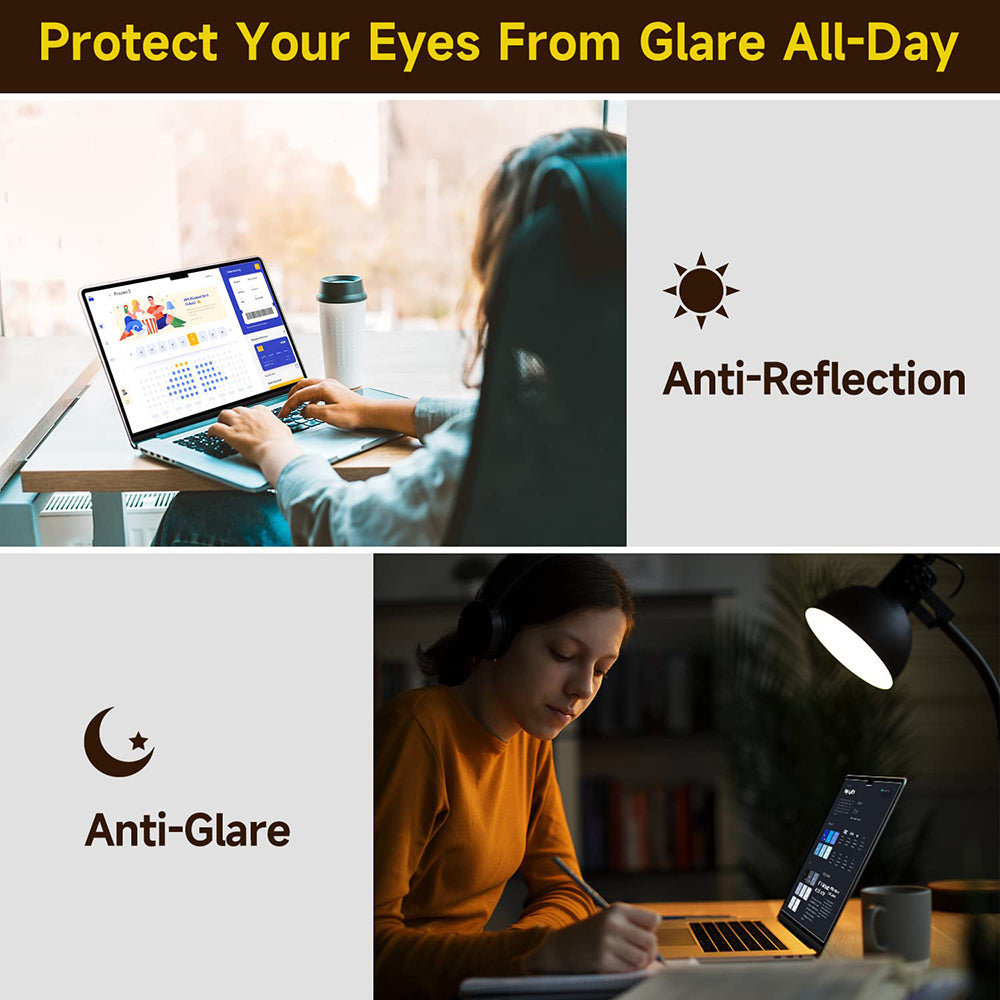 Folie Protectie Ecran Matte Anti Blue Light Techsuit VisionProX pentru Apple MacBook Air M3 13inch (2024), Plastic