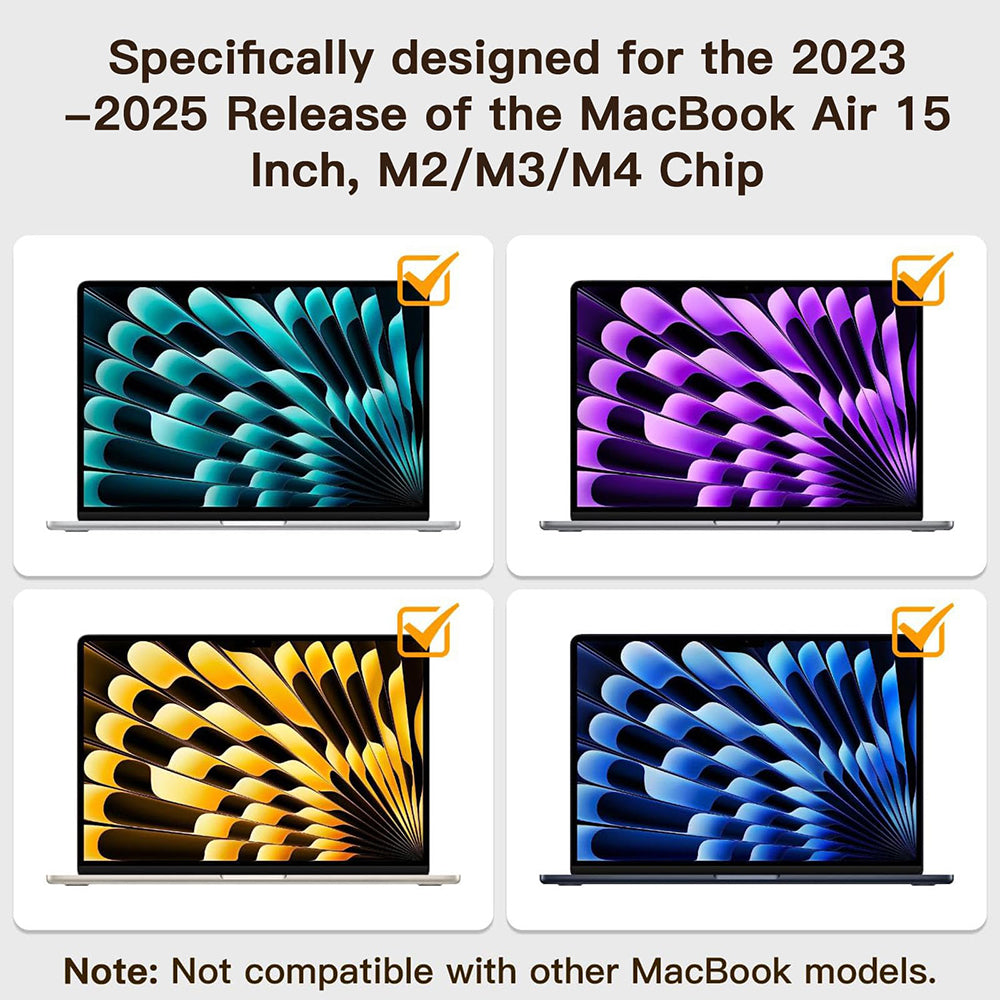 Folie Protectie Ecran Matte Anti Blue Light Techsuit VisionProX pentru Apple MacBook Air 15inch (2024) / Air 15inch (2023), Plastic