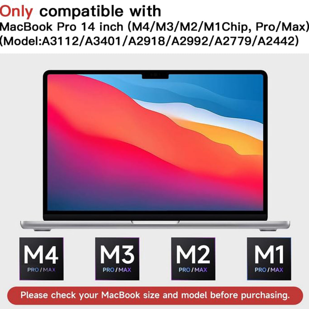 Folie Protectie Ecran Matte Anti Blue Light Techsuit VisionProX pentru Apple MacBook Pro 14inch (2026) / (2025) / (2024) / (2023), Plastic