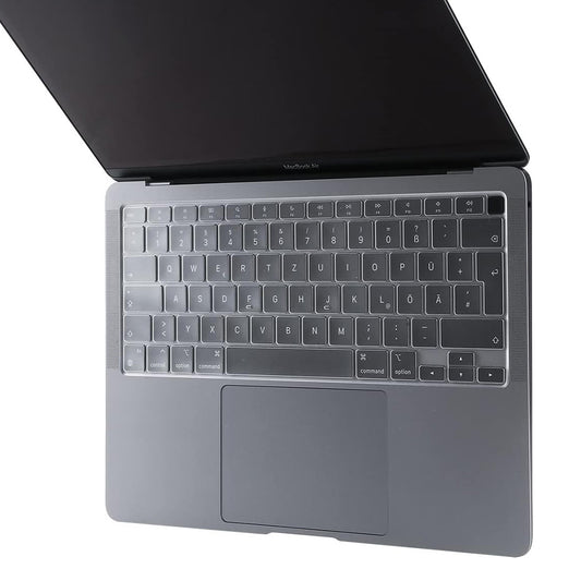 Husa Protectie Tastatura Techsuit PureTypeX pentru Apple Macbook Air 13 (2020), Transparenta