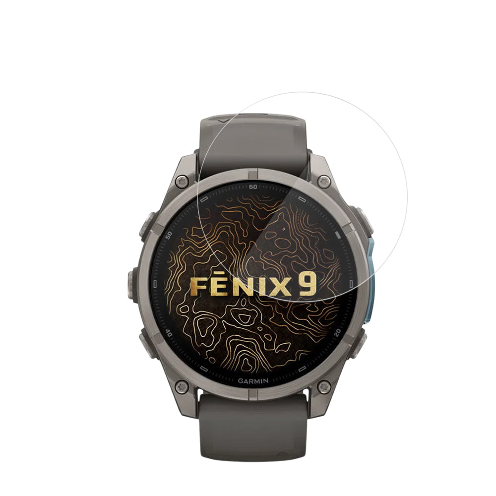 Folie Protectie Techsuit Nano Flex pentru Garmin Fenix 9 Pro 51mm / Fenix 9 51mm, Set 2 bucati, Plastic, Neagra