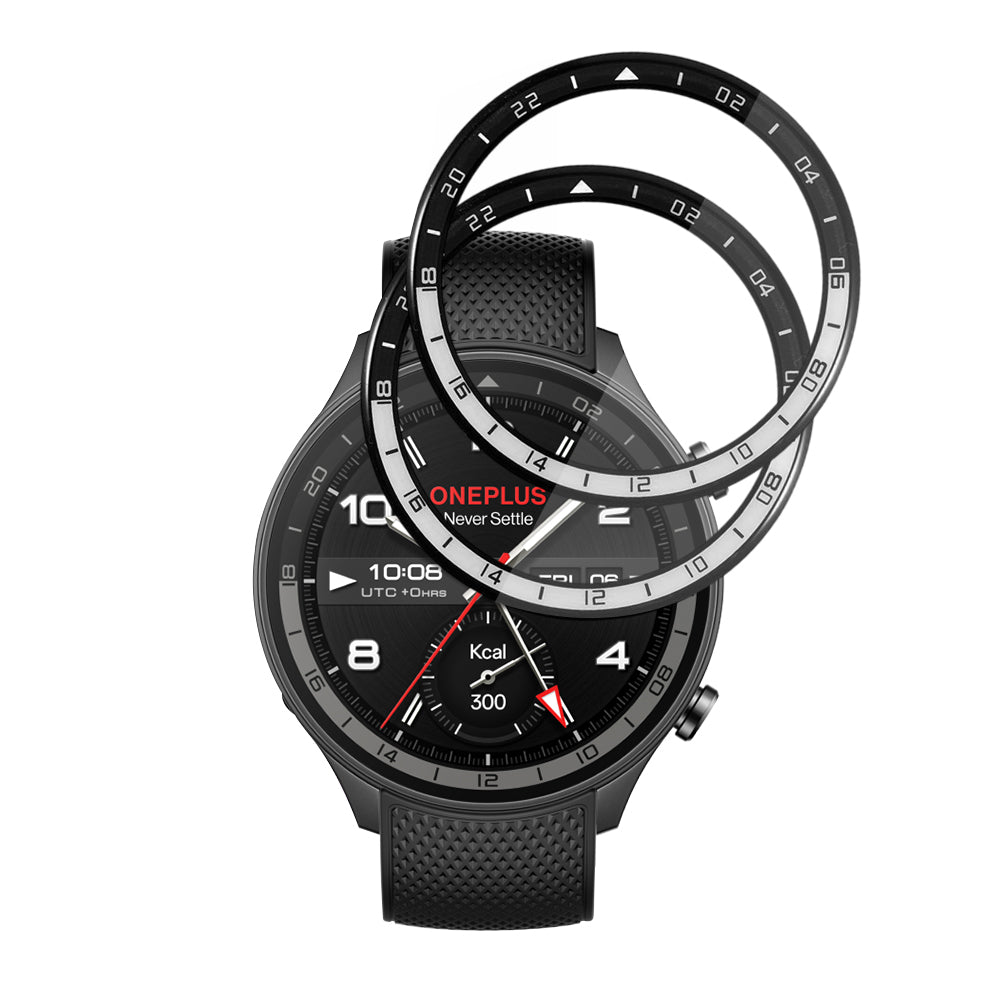 Folie Protectie Techsuit Nano Flex pentru OnePlus Watch 2R, Set 2 bucati, Plastic, Neagra
