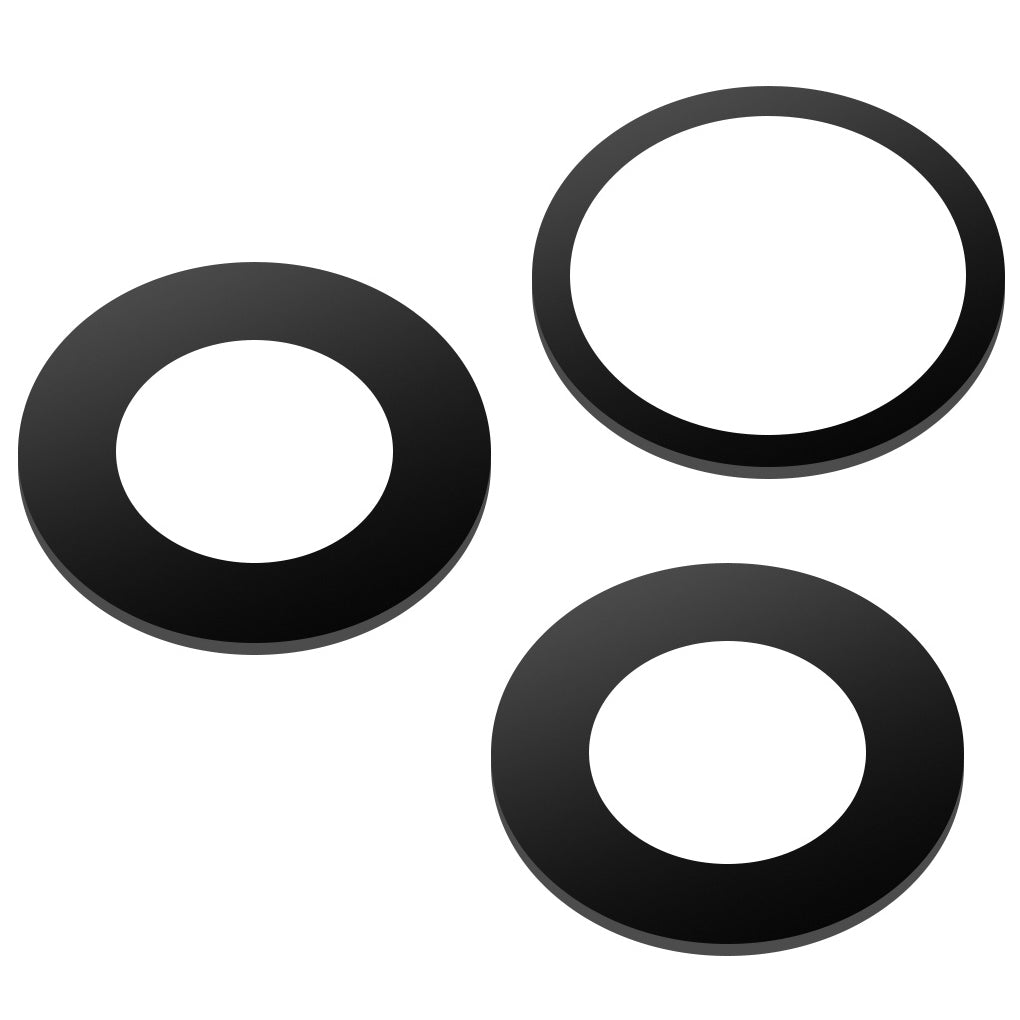 Rückkamera Glas Set für Apple iPhone 11 Pro Max | 3er Set | Schwarz