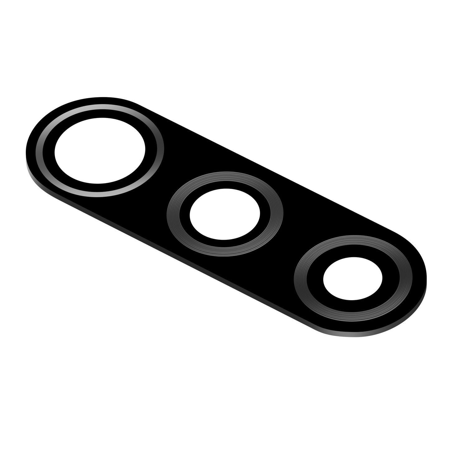 Rückkamera Glas für Xiaomi Redmi 9 | Schwarz | Original