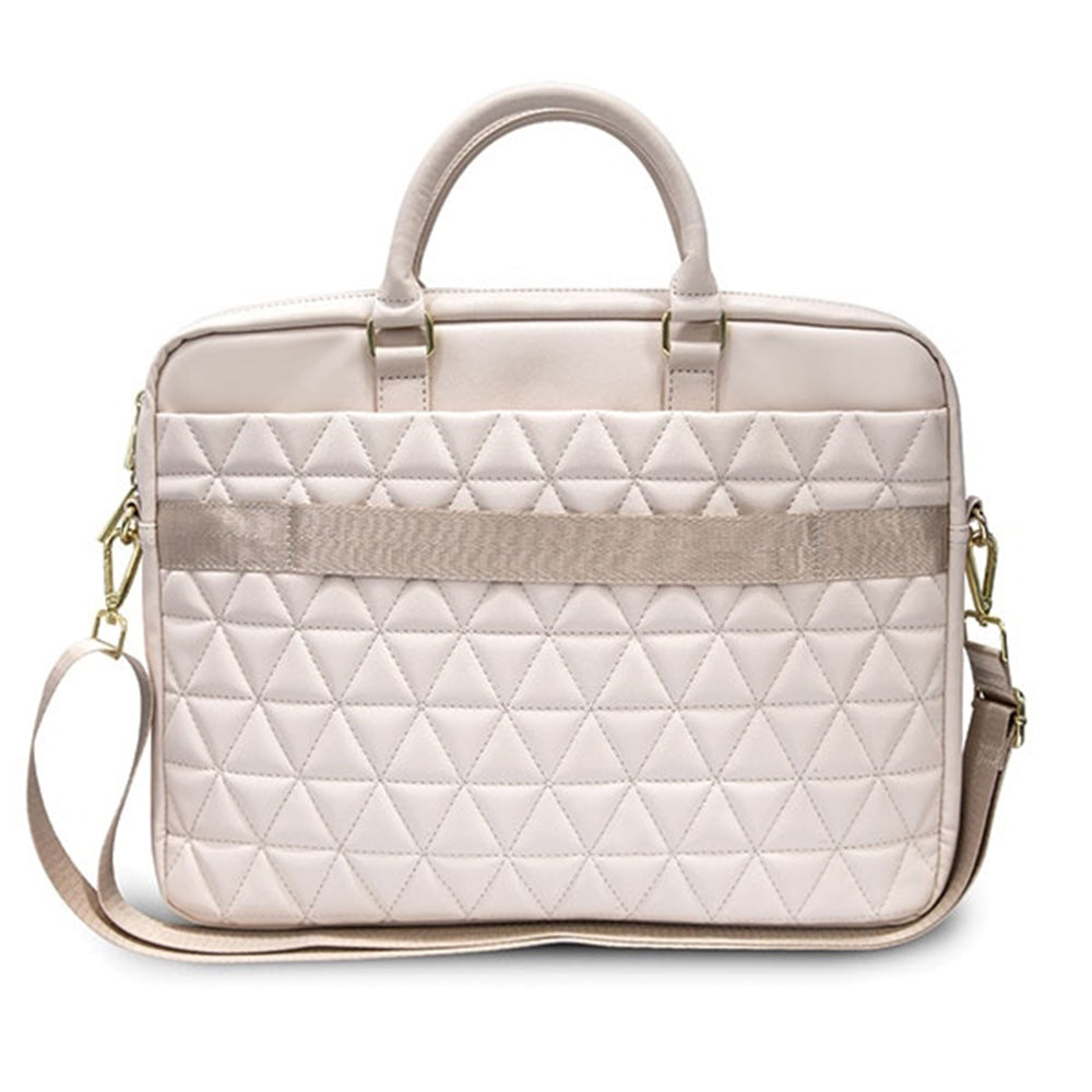 Geanta Guess Quilted pentru Laptop 15inch, Roz