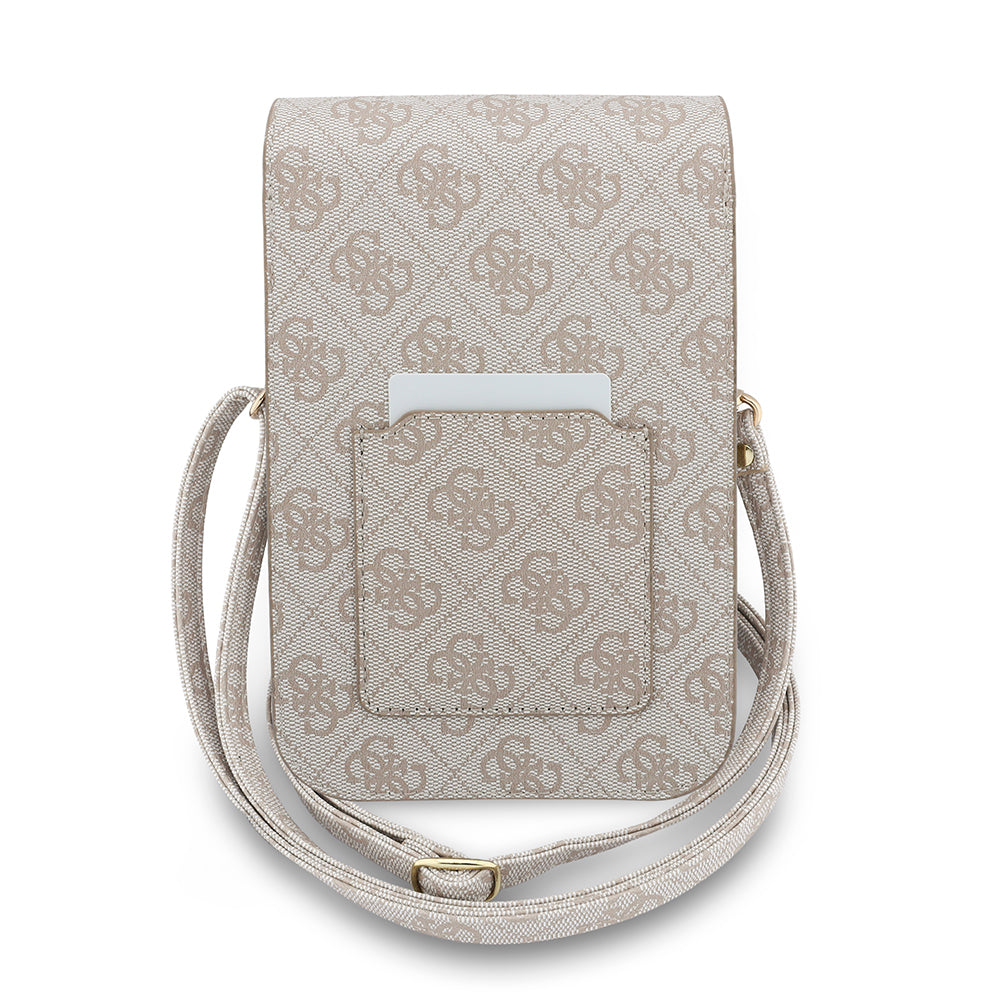Geanta Universala pentru Telefon, Guess, Fliptok Triangle 4G, Roz