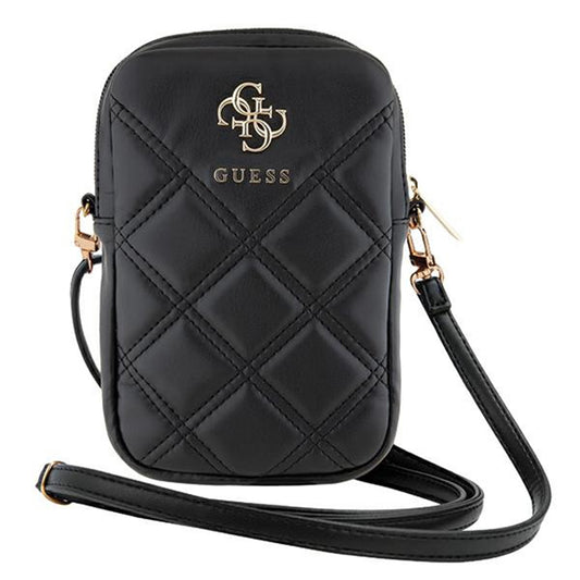 Geanta Universala pentru Telefon, Guess, Quilted 4G, Neagra