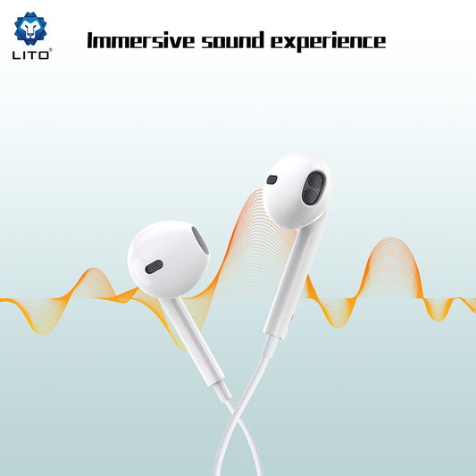 Handsfree 3.5m Lito LF01A, Alb