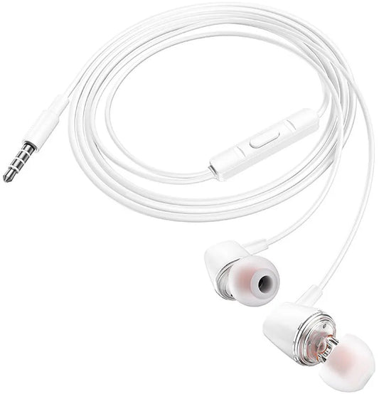 Handsfree 3.5mm HOCO M107, Alb