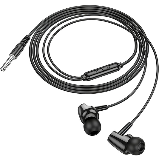 Handsfree 3.5mm HOCO M112, Negru