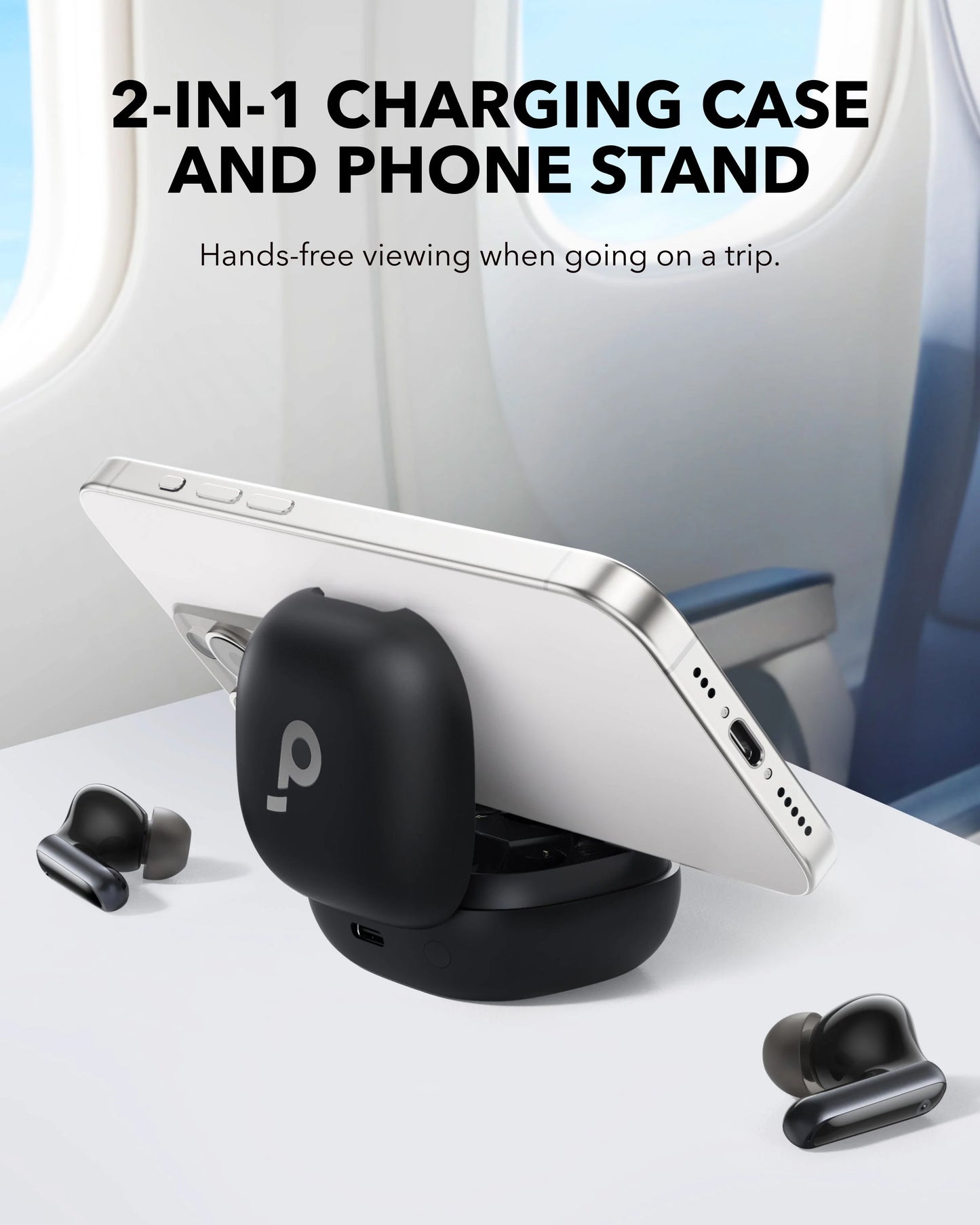 Handsfree Bluetooth Anker SoundCore P40i, TWS, ANC, Negru A3955G11