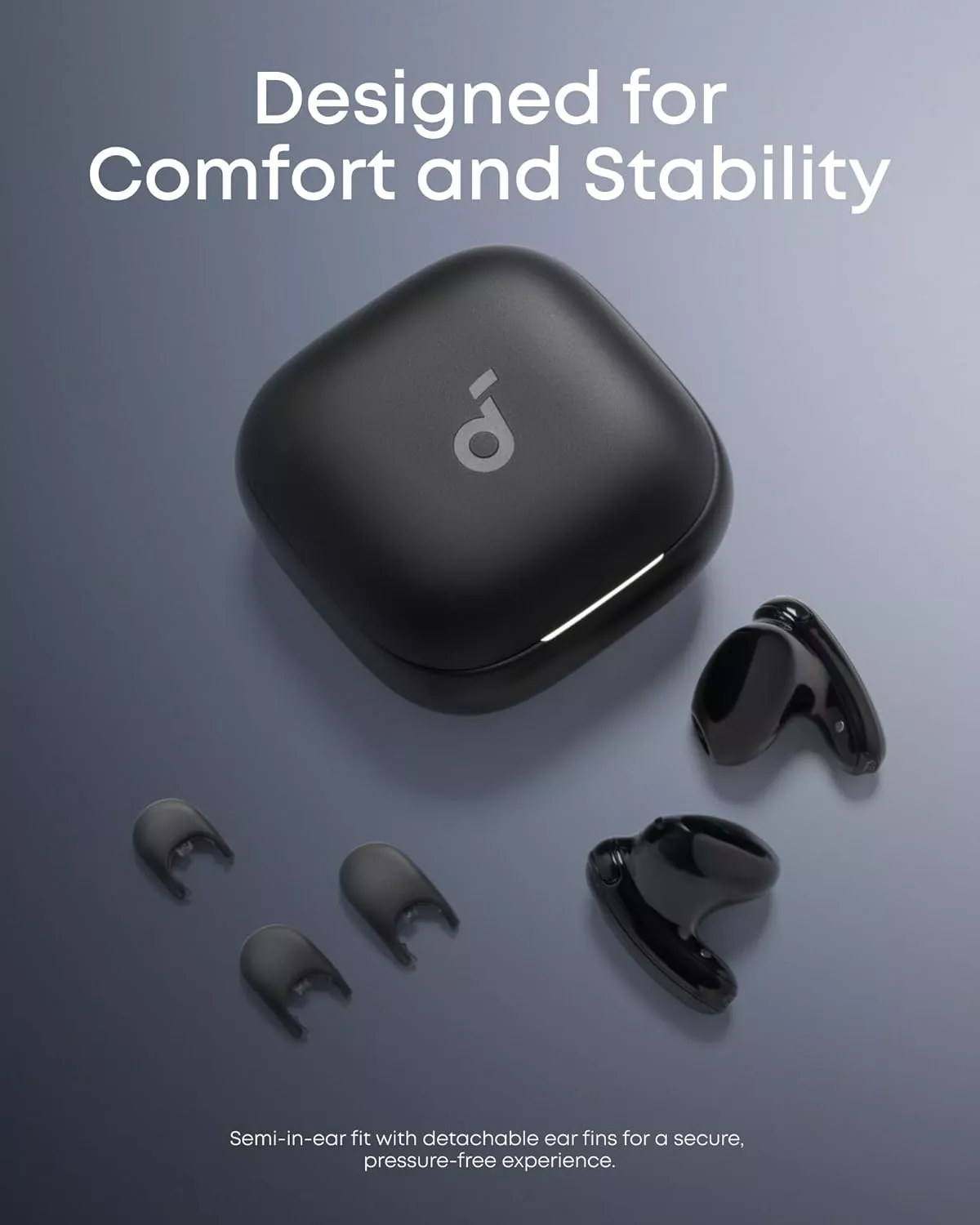 Handsfree Bluetooth Anker SoundCore Liberty Buds, TWS, ANC, Negru D1200G11